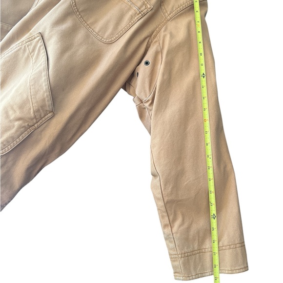 L.L. Bean Tan Field Jacket with Green Corduroy Collar Size XXL - Picture 11 of 11